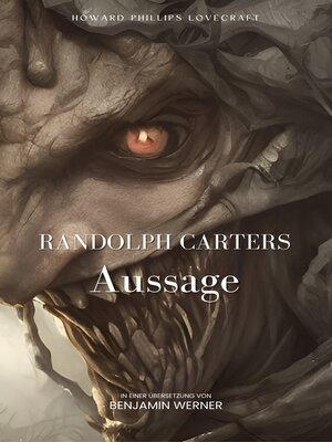 cover image of Randolph Carters Aussage